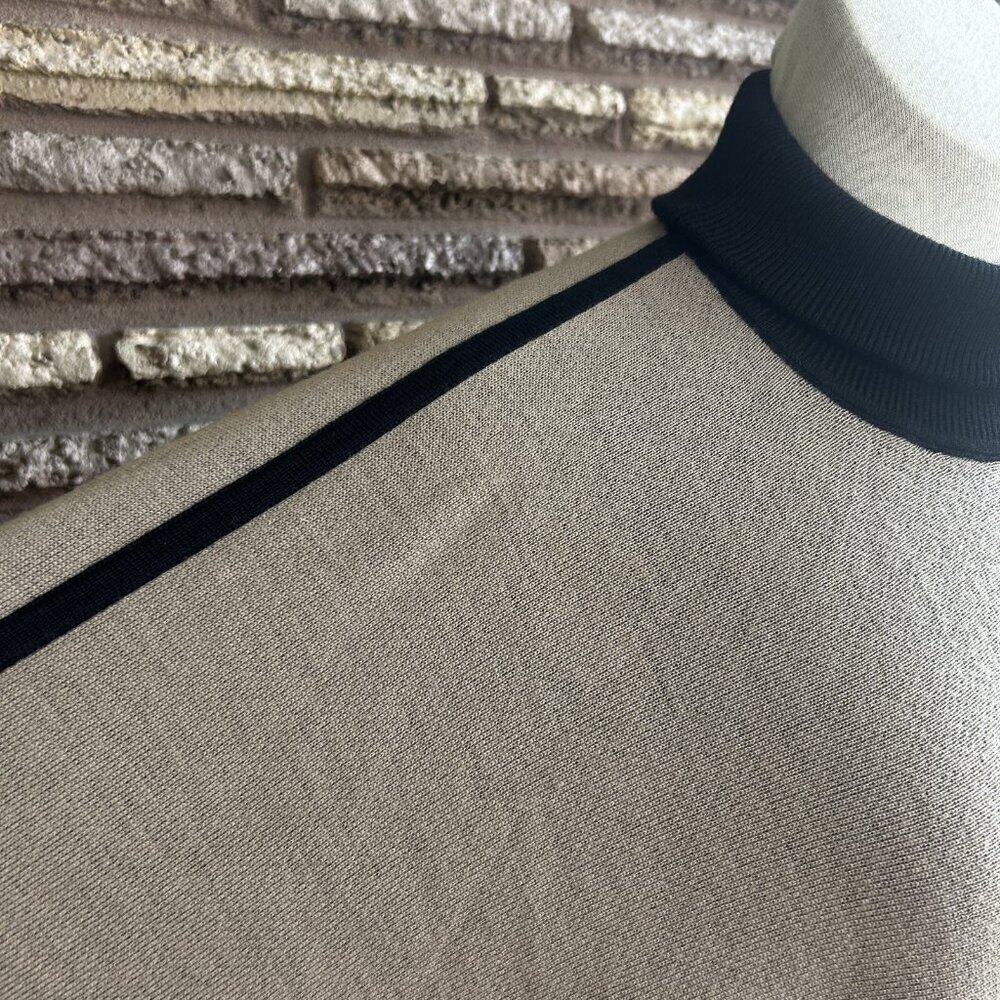 Hugo Boss Black Tan Reversible Poncho 100% Wool READ - Picture 12 of 13